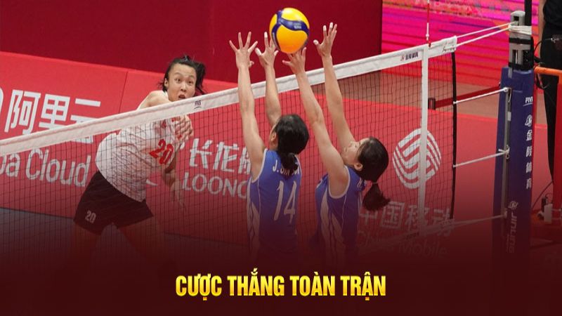 Hình thức cược thắng toàn trận trong bóng chuyền 88B