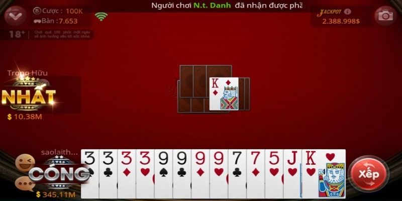 Game bài Tiến Lên 888B được nhiều người chơi yêu thích